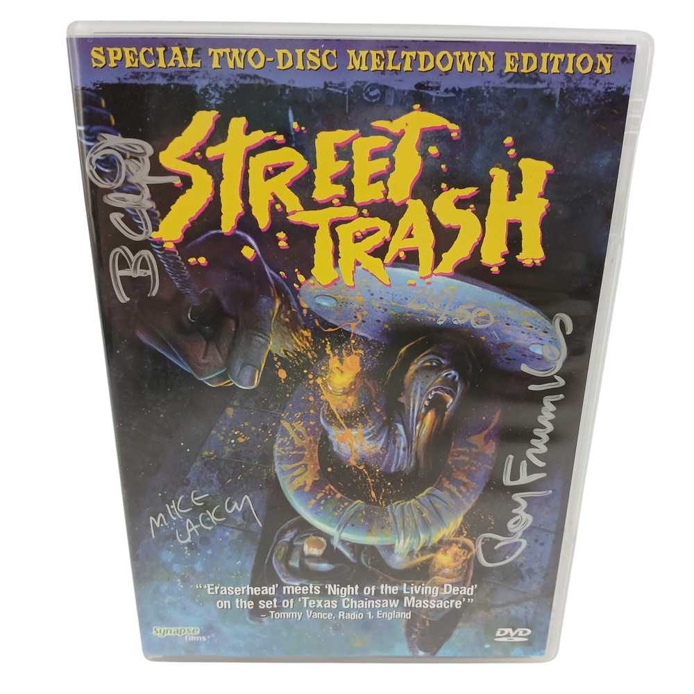 Street Trash – Special Two-Disc Meltdown Edition ~ Autograph Edition #24/50